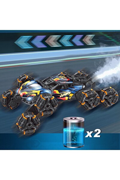 Sthxyfaith Cool 8 Wheels Hand Controlled rc Stunt Car Toys, Gesture Sensing Remote Control Age 6 7 8 9 10 11 12