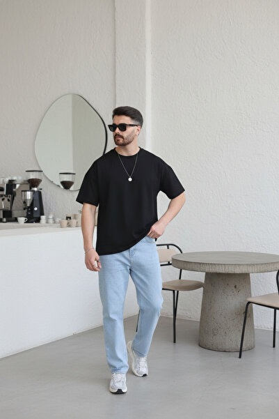 INFLUYENTE Men's Oversize Modal Fabric Non-Fading Vibrant Color Silky Texture...