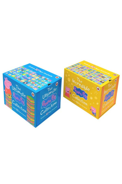 ladybird Incredibila Peppa Pig și Colecția Supremă Peppa Pig, set de 100 de c...