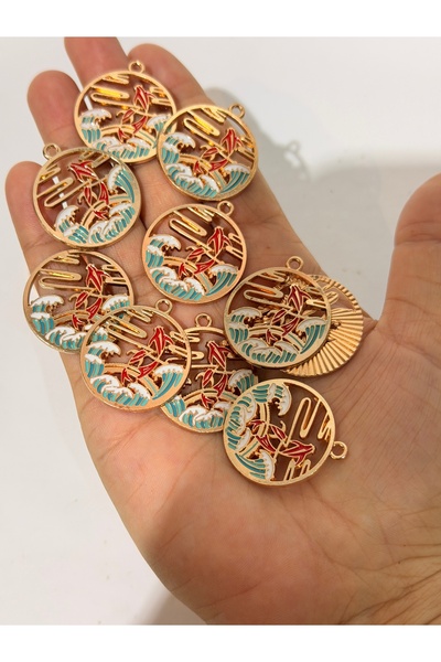 gemsartdeco Koi Balık Kolye Ucu Fengshui Başarı Refah Sembolü