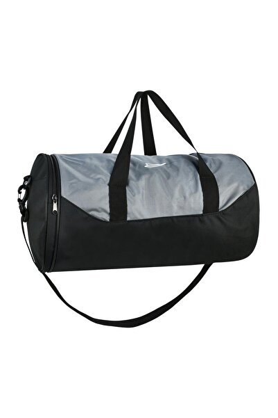 ZS DEMİR Cylinder Sports Bag Hand Luggage Gray