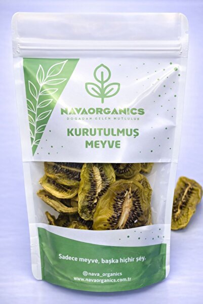 NAVAORGANICS Şekersiz Kivi Kurusu (100gr) | Katkısız %100 Doğal | Diyet Atışt...