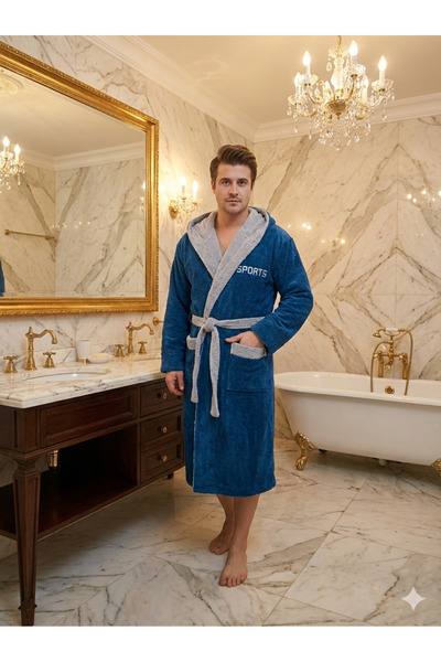 Damlaiso Embroidered Bathrobe