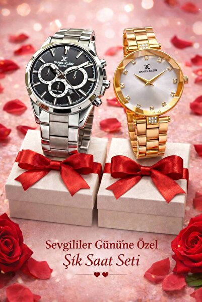 Daniel Klein Couple Watch Set |   Valentine's Day Special |   Original Women'...