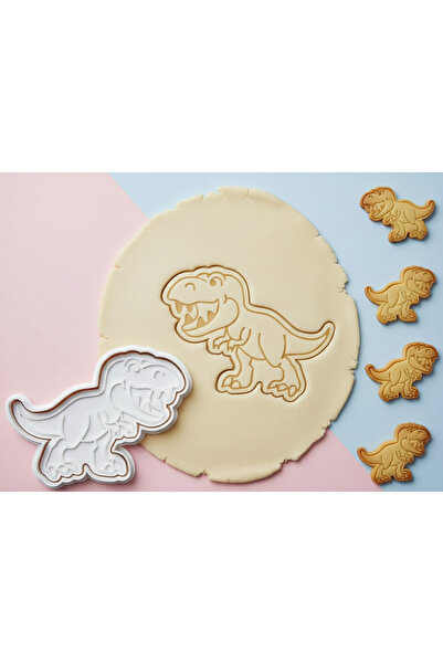 Filkorium3D T-Rex Cookie Mold 9 cm – Plastic Pla Dough Cutter |   Dinosaur Th...