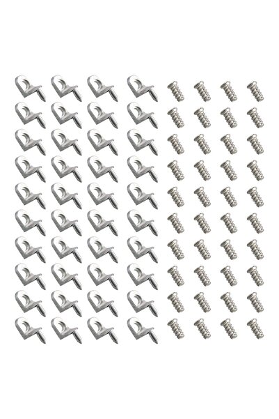 E-PROUSE Shelf support, Antirust, Aluminum Alloy, 40 pieces, 5 mm, Gudalea