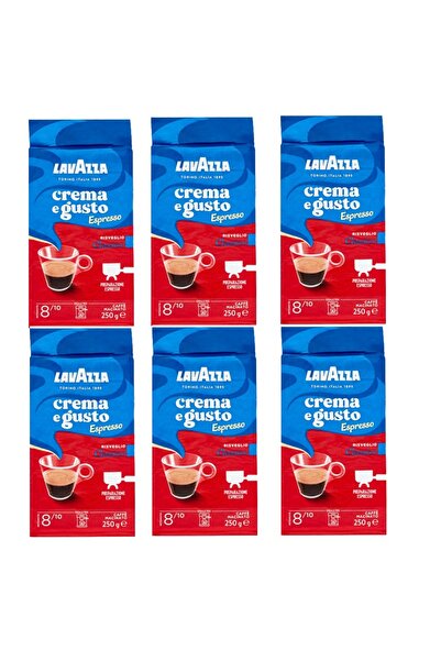 lavazza crema e aroma Lavazza Crema e Gusto Espresso 250g cafea macinata - 6 buc