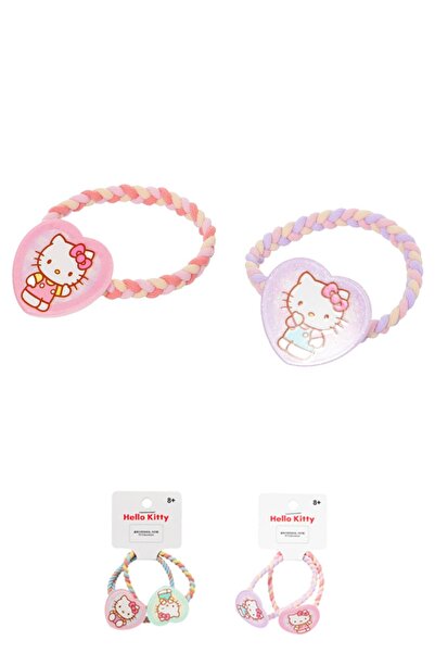 Hello Kitty Lisanslı Kalp Saç Tokası (2 adet)