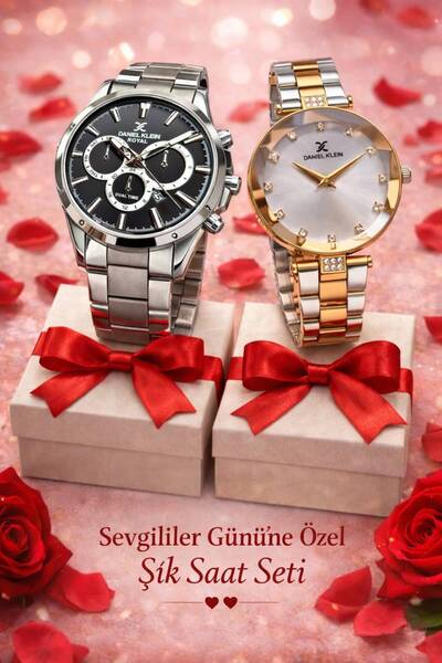 Daniel Klein Couple Watch Set |   Valentine's Day Special |   Original Women'...