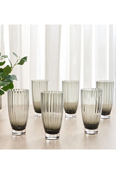 Generic طقم أكواب ساندرا هاي بول مكون من 6 قطع - 580 مل