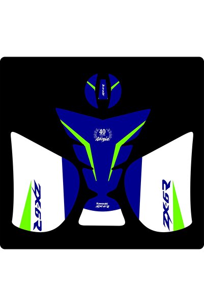Kawasaki ZX-6R 40. Yıl Özel Tank Pad