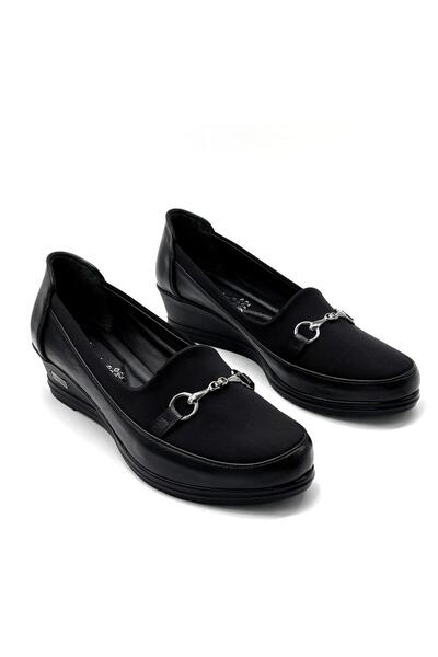 KİNDEP (Mavişim) Poly Light Sole Daily Indoor Women's Shoes Black