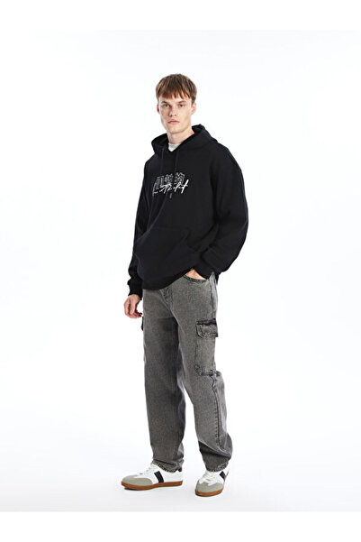 LC Waikiki Pantaloni cargo din denim pentru bărbați, model Baggy Fit, de la M...