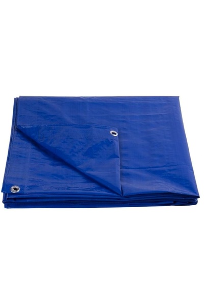 EMATTEIRO Waterproof Tarpaulin 4x5 m, UV Treated, Water Resistant, High Densi...