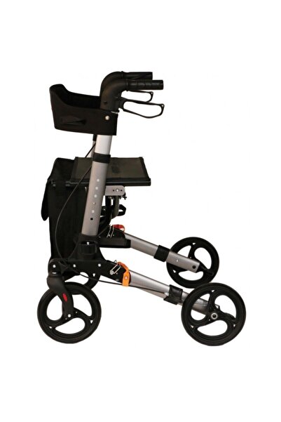 Saatistan Sağlam ve hafif titanyum rollatör, konforlu yürüme desteği