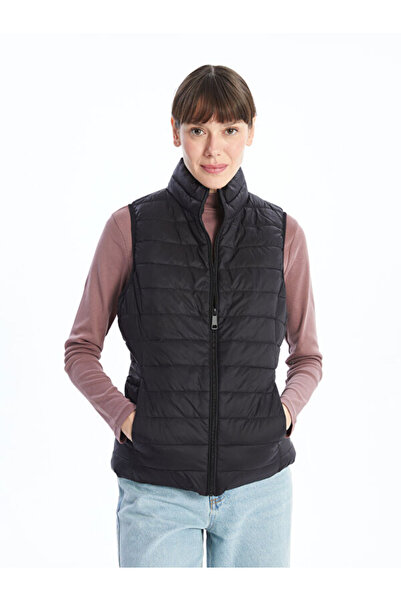 LC Waikiki Quality Parts from Çelebi Store Women's Puffer Vest with Upright R...
