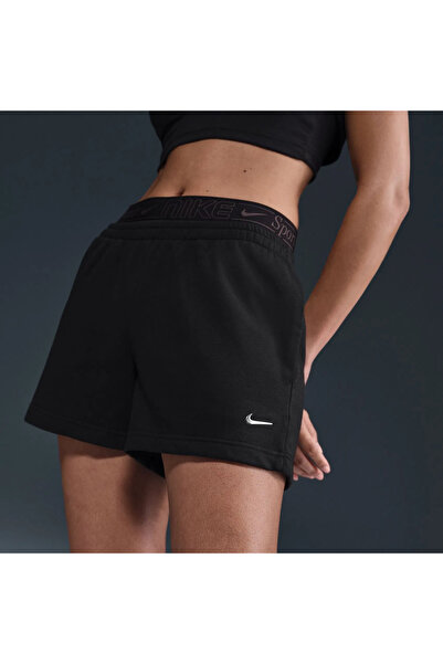 Nike Chill French Terry 4 Short Kadın Siyah Şort IB7885-010 Melisa Spor