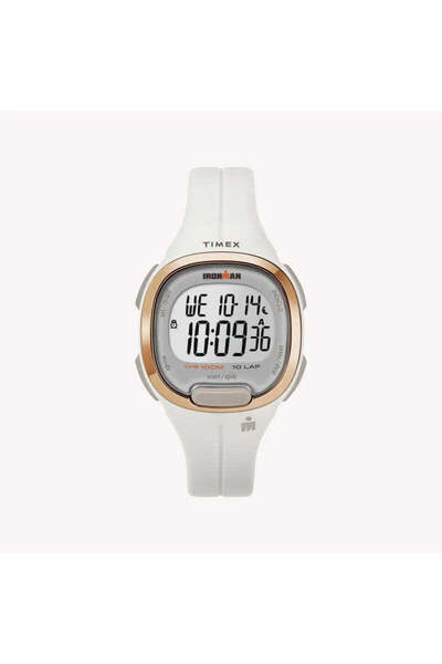 Timex Unisex White Resin Watch, Digital Dial | Tw5m19900