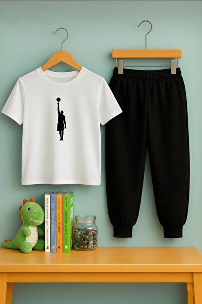 LORVEX Sweatpants & T-Shirt Children's Combination |   100% Cotton Single Fin...