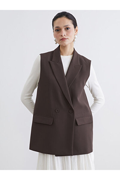 LC Waikiki منتجات فريزن ستور التي لا مثيل لها I سترة كلاسيكية نسائية بياقة رو...