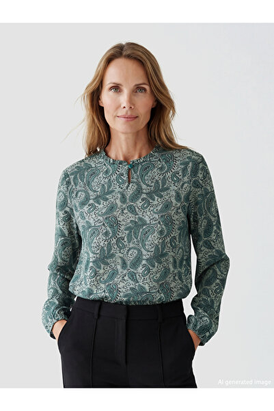 LC Waikiki Μπλούζα με σχέδιο με λαιμόκοψη Özmarka New Season