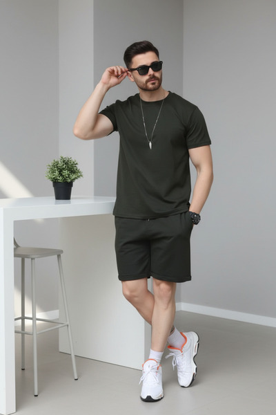 INFLUYENTE Men's Regular Cut 100% Cotton Lycra Combed Cotton Fabric Summer Tr...