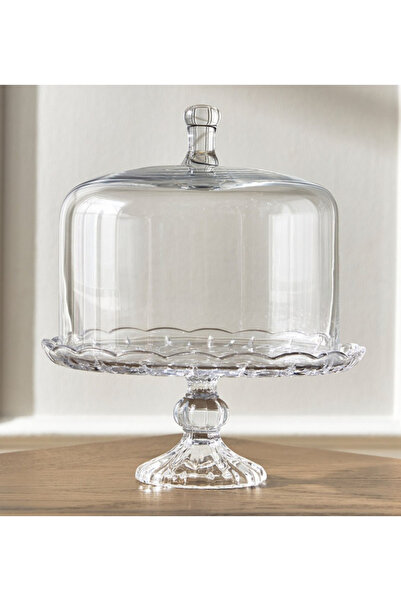 Generic Billie Footed Cake Stand with Cover