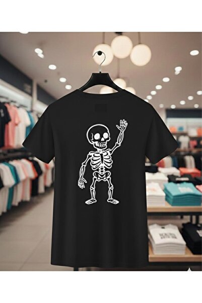 playwear PLAY WEAR Tricou unisex cu decolteu rotund, imprimat pe spate, cu de...