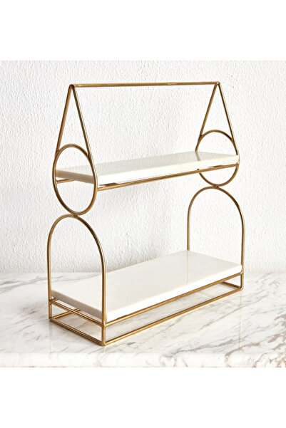 Generic Faris 2-Tier Cake Stand - 48 cm