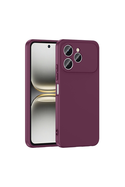 m.tk moveteck غطاء حماية لهاتف تكنو سبارك 40 مع حماية للكاميرا، مصنوع من السي...