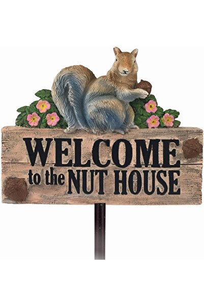 Nacario NrcrioShop - حواجز الحديقة على شكل سنجاب - ديكور الحديقة - حواجز زخرف...