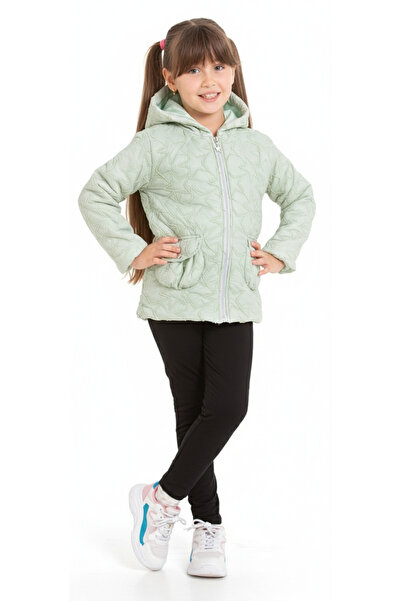 inebolu kids معطف واق من المطر بغطاء للرأس مزين بالنجوم للفتيات