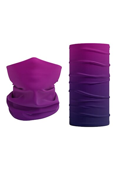 OEM Unisex multifunctional bandana, polyester, dark pink, 100% breathable, qu...