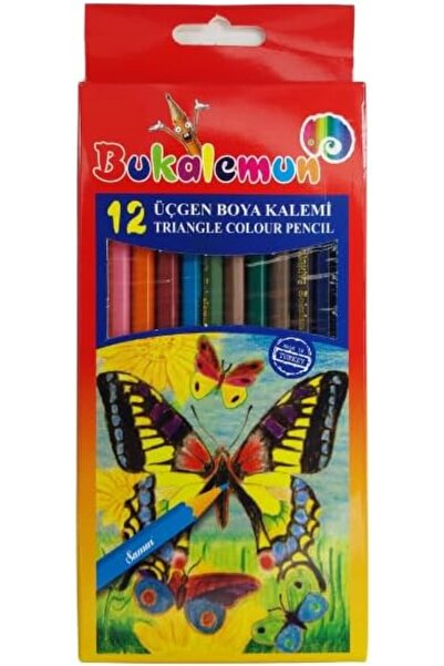 Nacario أقلام تلوين مثلثة الشكل من نركريوشوب، 12 قلم، 1201248