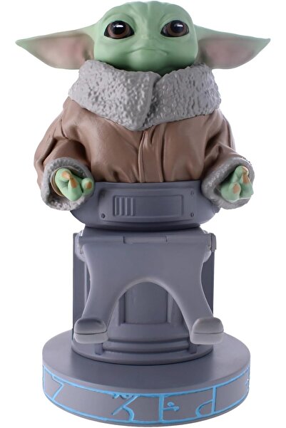 Cable Guys Star Wars The Mandalorian Grogu 'Seeing Stone Pose' Telefon Ve Joy...