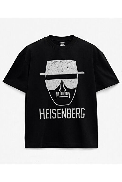 kun inaki Breaking Bad Walter White Heisenberg Baskılı Siyah Unisex Tişört