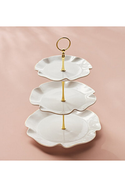 Generic Evren 3-Tier Cake Stand - 22 cm