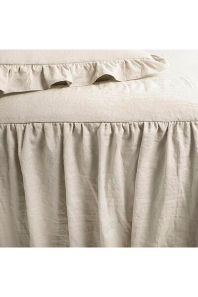 Nacario Nrcrioshop Lush Ruffle Skirt Bedspread Classy Farmhouse Style Lightwe...