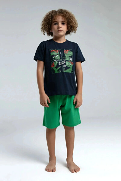 Rolypoly BOY'S BERMUDA SUIT - NAVY BLUE