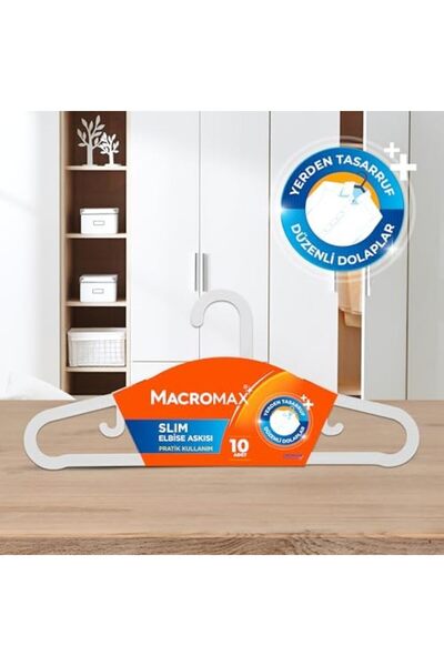 Nacario Nrcrioshop Slim Clothes Hangers 10-Piece Advantage Pack 1201248