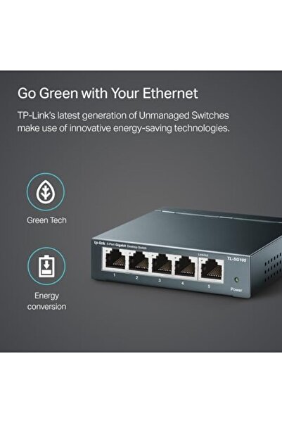 Nacario Nrcrioshop Tl-Sg105, 5-Port 10/100/1000Mbps Gigabit Switch 1201248