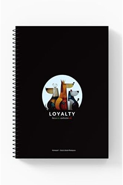 Nacario Nrcrioshop A5 Spiral Bound Cardboard Cover Double Royalty Loyalty The...