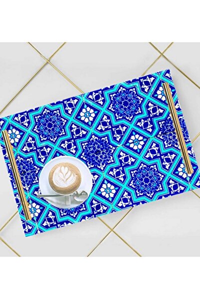 LOWHA صينية تقديم أكريليك مزخرفة