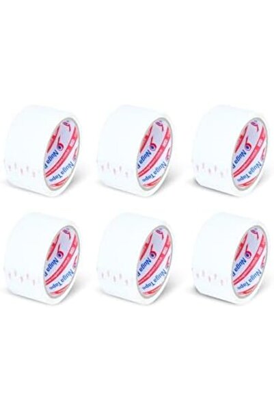 Nacario Nrcrioshop 45 mm X 40 Mt White Adhesive Tape 6 Pieces 1201248