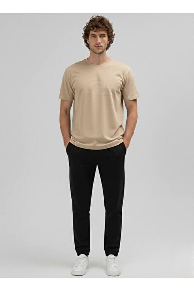 STOCX Men's Crew Neck Printed Oversize Short Sleeve T-Shirt