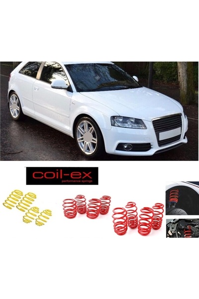 X POWER TUNİNG audi a3 (2003-2012) 8p uyumlu coil-ex 3.5 cm spor yay