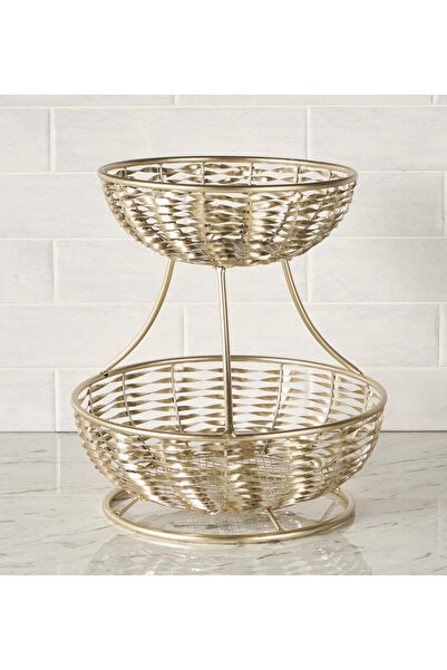 Generic سلة فواكه من طبقتين من بيري