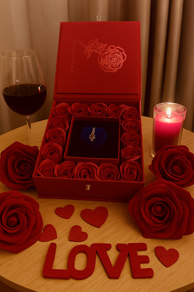 TAŞDELEN AVM Özel Tasarım Kutu Ve İstridye İçinde Gerçek İnci Kolye Sevgilile...