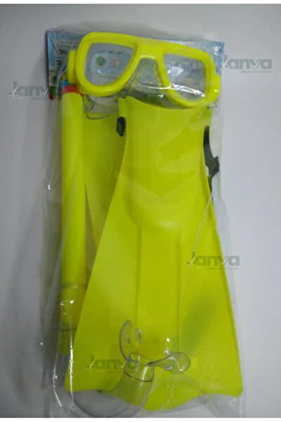 Janva Paletli Snorkel Seti(Çocuklar İçin) Dalış Yüzme Seti