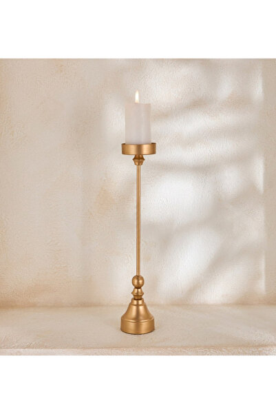 Generic Celestial Layali Noor Decorative Pillar Candleholder - 8 x 8 x 42 cm